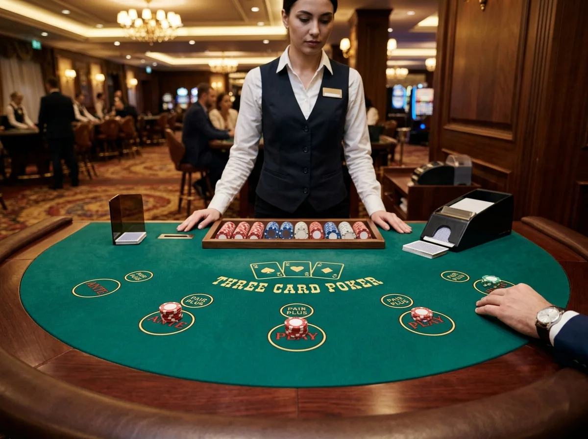 Three Card Poker at Golden Lady